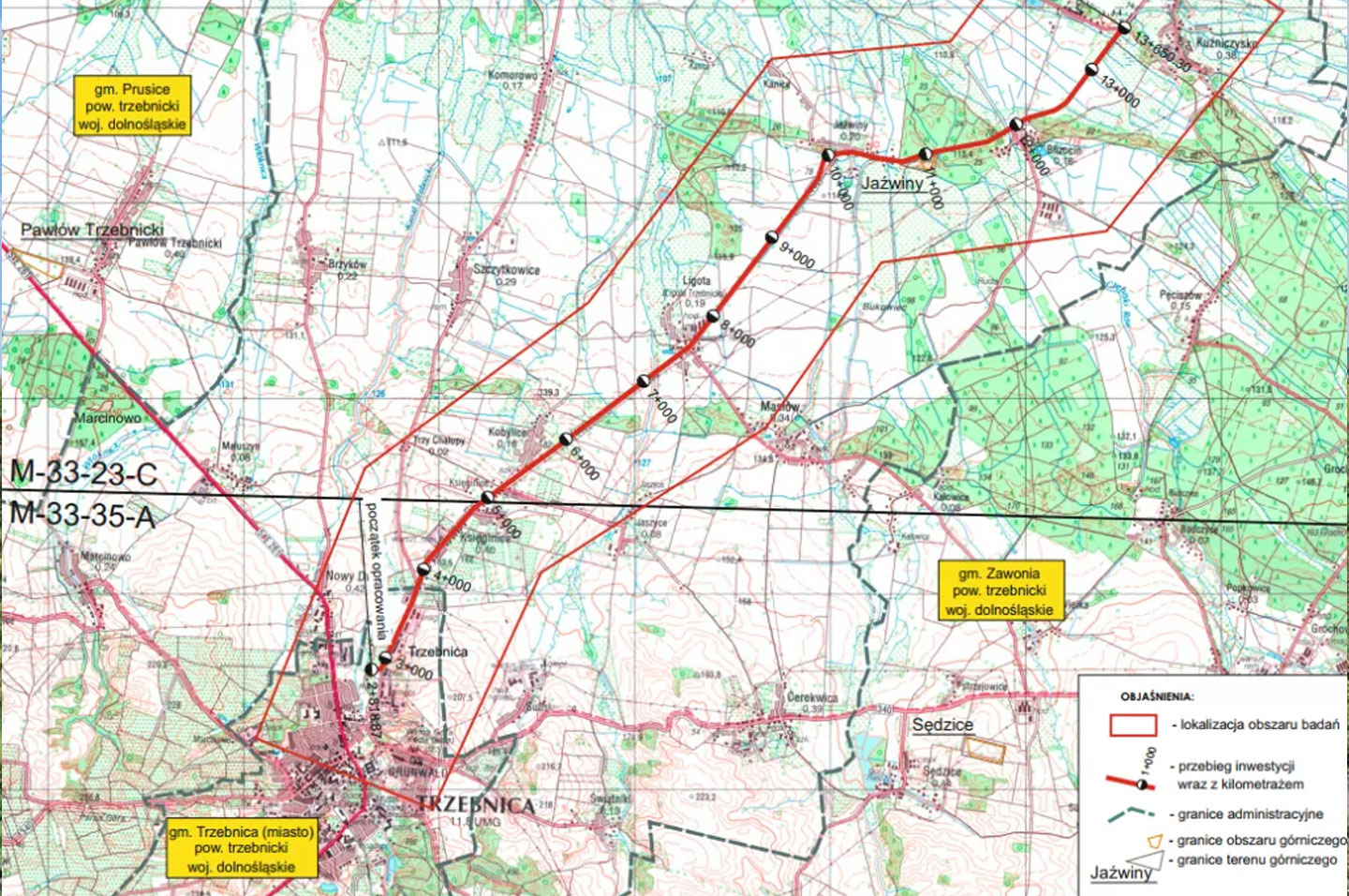 DK nr 15 na odcinku Trzebnica – Skoroszów
