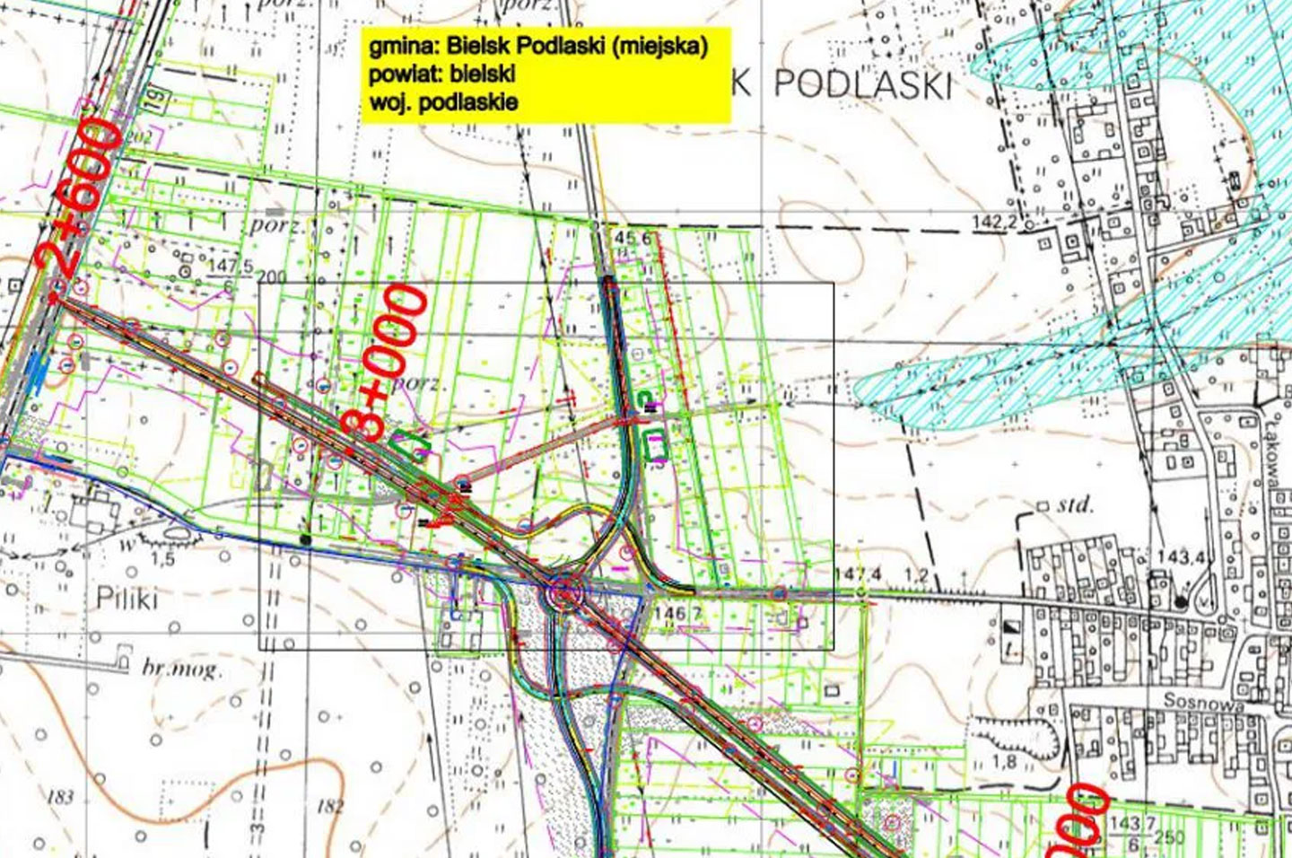 Projekt i budowa obwodnicy Bielska Podlaskiego w ciągu drogi krajowej nr 66 na odcinku od istn. DK19 do istn. DK66
