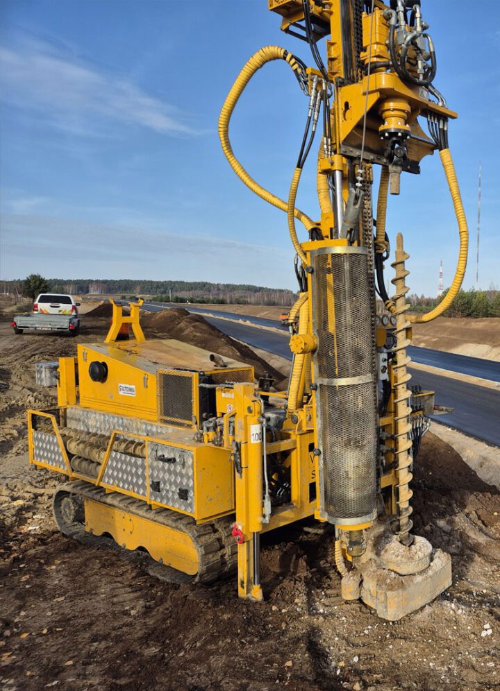 badanie gruntu pod drogę ekspresową